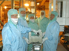 United Space Alliance technicians in PCR