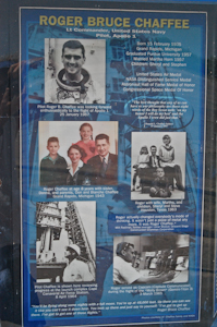 Apollo Memorial Kiosk, Launch Complex 34, Cape Canaveral Air Force Station.